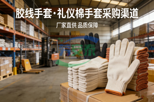 胶线手套 礼仪棉手套采购渠道厂家有哪些